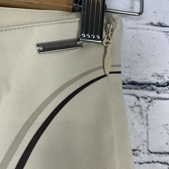 Maniere De Voir Leggings Women's Cream Size 2 NWT - Picture 7 of 11